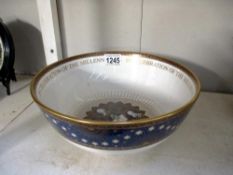 A large Spode millenium bowl (USA) 26cm