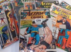 A collection of late Silver Age and 1970 DC action comics (approx.