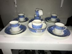 A 20 piece Victorian teaset