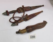 2 early 'Nepalise' daggers and 2 others.