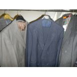 7 men's two piece suits (one with waistcoat) various sizesand styles, Magee, Savoy Tailors Build,