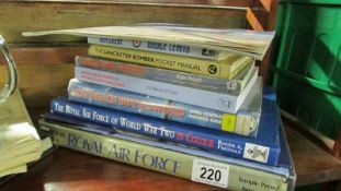 A quantity of aircraft related books.