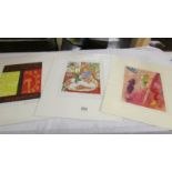 Collection of 3 lithographic prints Pablo Picasso (1881-1973) plate signed 'Toros' En Vallauris