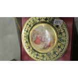 A boxed Caverswall 1978 Dickens Christmas plate.