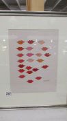 Andy Warhol (1928-1987) Plate signed lithographic print 'Lips',