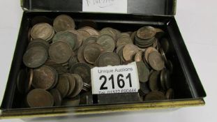 A tin of approximately 450 farthings.