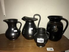 3 Prinknash jugs and 1 other