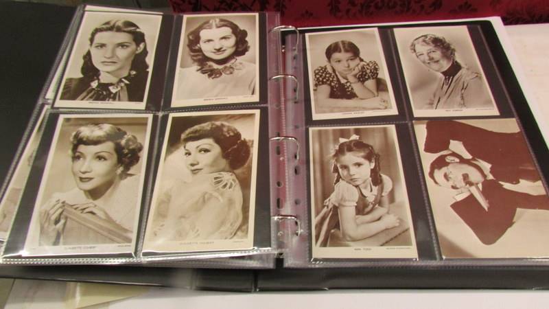 Two albums of movie star postcards (approximately 175) and an album of Picture Goer Gallery series - Image 16 of 31