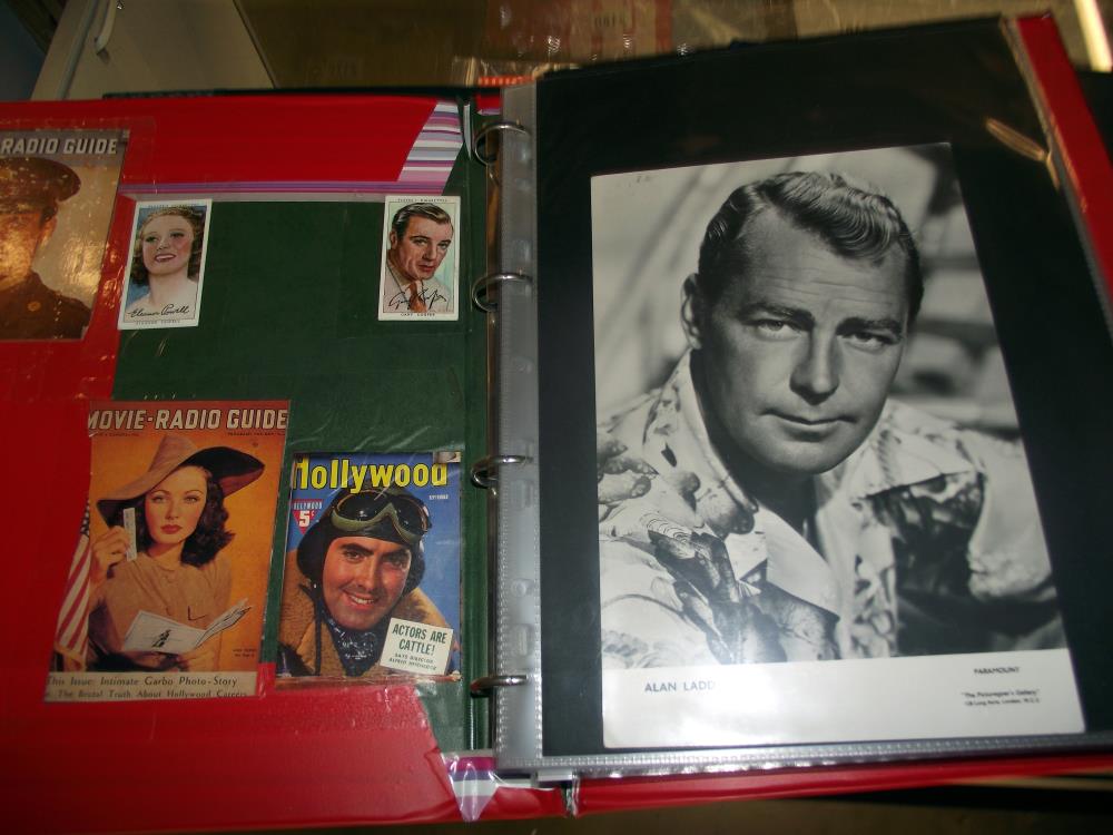 Two albums of movie star postcards (approximately 175) and an album of Picture Goer Gallery series - Image 30 of 31