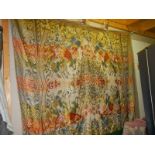 A large antique bed throw in good condition,
