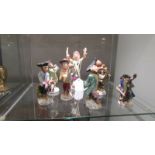 A 7 piece porcelain monkey band. ****Condition report**** In good condition.