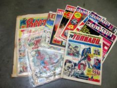 A good collection of British comics including Tornado 1, Spiderman etc.