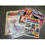 A good collection of British comics including Tornado 1, Spiderman etc.