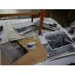 Quantity of 1950's construction documents, photos and drawings of Pelham Bridge road construction,