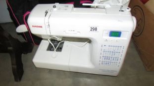 A Janone electric sewing machine.