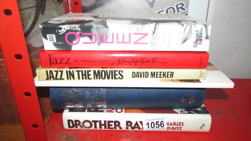 A small quantity of music related books including jazz.