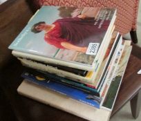 A good lot of antique reference books.