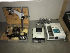 A cased Russian photo enlarger,