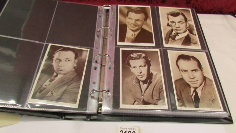 Two albums of movie star postcards (approximately 175) and an album of Picture Goer Gallery series - Image 9 of 31