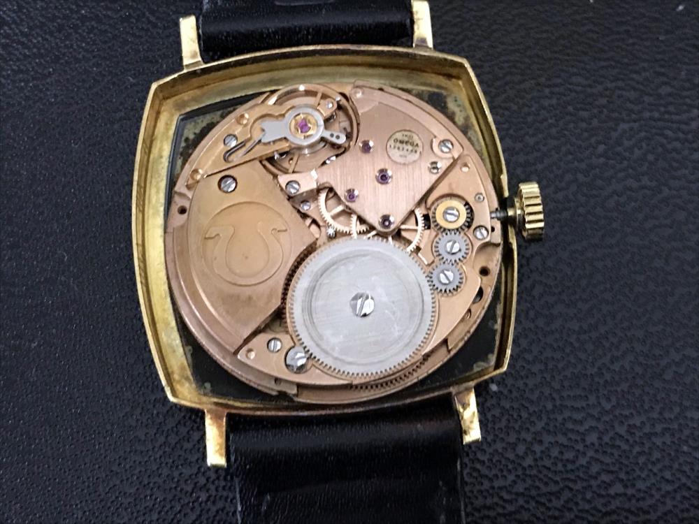 An 18ct gold gent's Omega wrist watch, in working order,. - Image 5 of 6