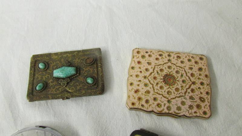 2 vintage powder compacts, - Image 2 of 4