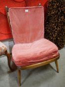 An Ercol lounge chair.