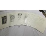 Pablo Picasso (1881-1973) Collection of 6 prints Vollard suite mainly nudes circa 1956.