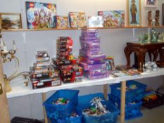 A huge lot of Lego including Star Wars, Super Heroes, Elves and Friends,