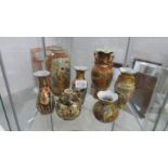 7 Assorted size Chinese vases, 2 a/f.