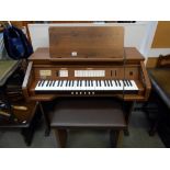 An Amlborn electric organ ****Condition report**** Organ width 103cm, depth 55cm,