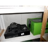 An X box 1 games console with box (box a/f and consul unchecked) ****Condition report****