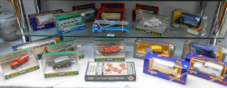 A quantity of boxed Corgi and Matchbox diecast cars etc.