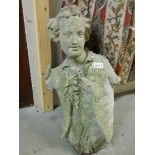 A good antique figure head, sadly a/f.