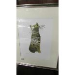 Andy Warhol (1928-1987) Plate signed lithographic print of a cat 'Sam',