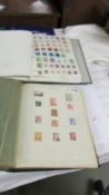 6 albums of mixed world stamps.