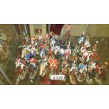 27 Del Prado cavalry of the Napoleonic wars model soldiers on horseback.