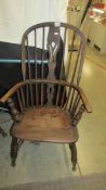 A 19th century Windsor chair.