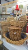 A good lot of basket ware.