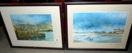 2 John Emerson limited edition prints signed by artist,