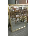 A good quality gilt framed double bevel edged mirror.