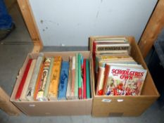 A good collection of vintage annuals and books including The School Girls own annual 1925, 1934,