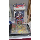 A vintage boxed Atomic Arcade pinball machine (box a/f),