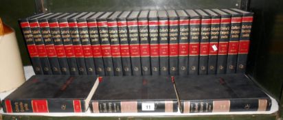 A set of 24 Colliers encyclopedias and 2 dictionaries