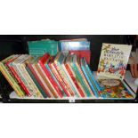 A quantity of vintage childrens books etc Including Enid Blyton, Superman 82,