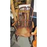 A 19th century Windsor chair.