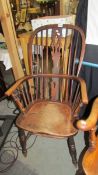 A 19th century Windsor chair.