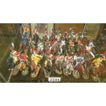 27 Del Prado cavalry of the Napoleonic wars model soldiers on horseback.