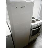 A tall Beko freezer, frost free,