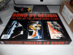 A Bond by design 'The Art of the James Bond films' hardback book in cover (folio style)