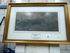 A gilt framed print 'Blaenavon' by William Gidwell